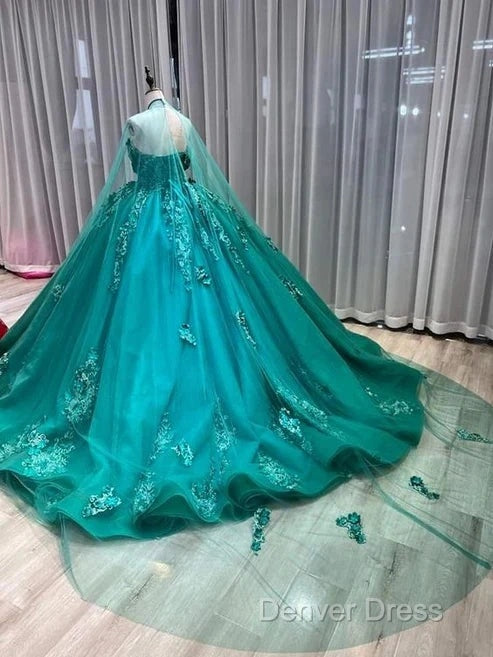 A Line Strapless Applique Wedding Dresses With Cloak Secondary image