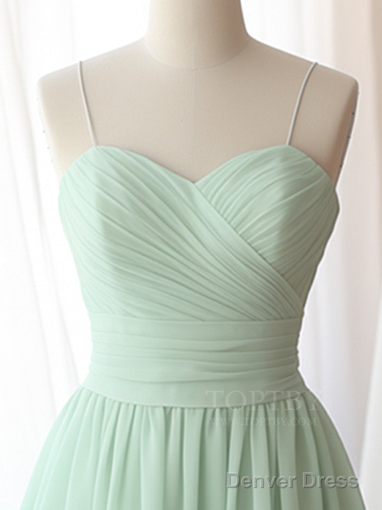 A Line Sweetheart Neck Chiffon Green Short Prom Dress, Green Homecoming Dresses