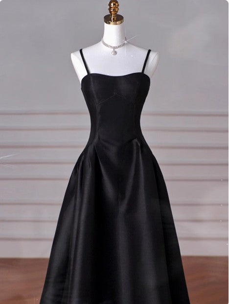 A-Line Sweetheart ??Prom Dress For Birthday&Graduation-Burgundy Satin Long Prom Dresses