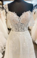 A Line Tulle Lace Wedding Dresses