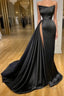 Amazing Long Black Sleeveless Graduation Dress Prom Dresses With Split Online
