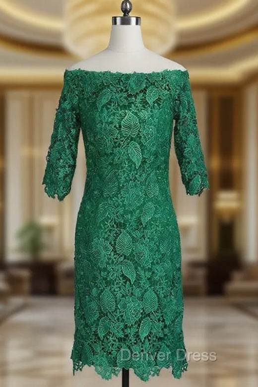 Amazing Short Prom Dress 3 4 Sleeves Mother of the Bride Dress Prom Dresses Main image