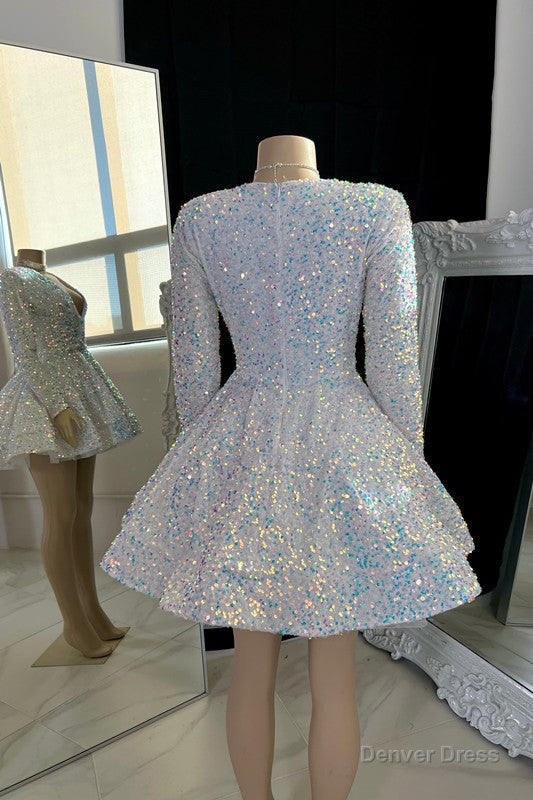 Amazing V Neck A Line Mini Prom Dresses With Beading Secondary image