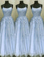 Baby Blue Prom dress,Long Tulle Formal Dress Party Gown,Graduation Dresses