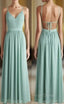 Backless Bridesmaid Dress Chiffon bridesmaid Dress long bridesmaid Dresses