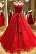 Backless Red Lace Prom Dress, Red Backless Lace Prom Graduation Dresses