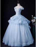 Ball Gown Evening Gown Minimalist Dresses Formal Wedding Guest Floor Length Sleeveless Off Shoulder Tulle Backless With Pleats Appliques