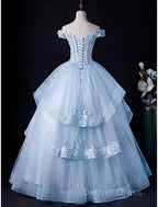 Ball Gown Evening Gown Minimalist Dresses Formal Wedding Guest Floor Length Sleeveless Off Shoulder Tulle Backless With Pleats Appliques