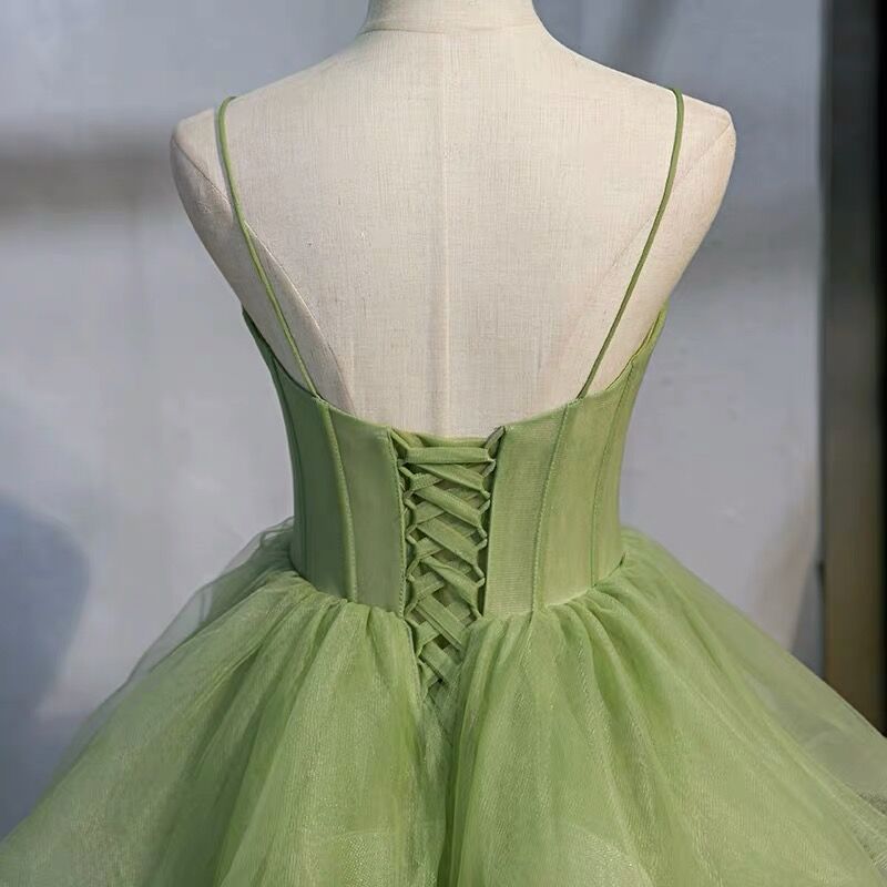 Ball Gowns, Green Prom Dress Vintage Prom Dresses