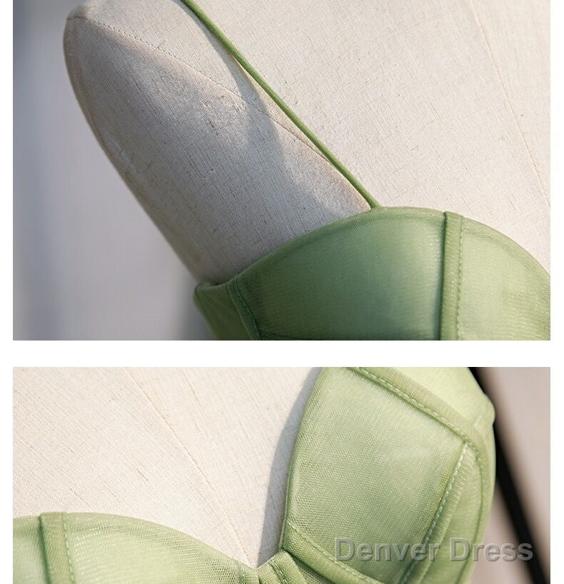 Ball Gown, Green Prom Dresses Vintage Prom Dress Lp1237