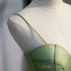Ball Gown, Green Prom Dresses Vintage Prom Dress Lp1237