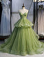 Ball Gowns, Green Prom Dress Vintage Prom Dresses