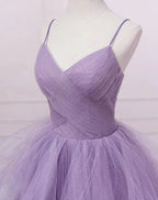 Green/Purple/Blue Fashion Elegant Spaghetti Strap Long Organza Ruffles Ball Gowns Prom Gowns Graduation Gowns Adult Ceremony Gowns