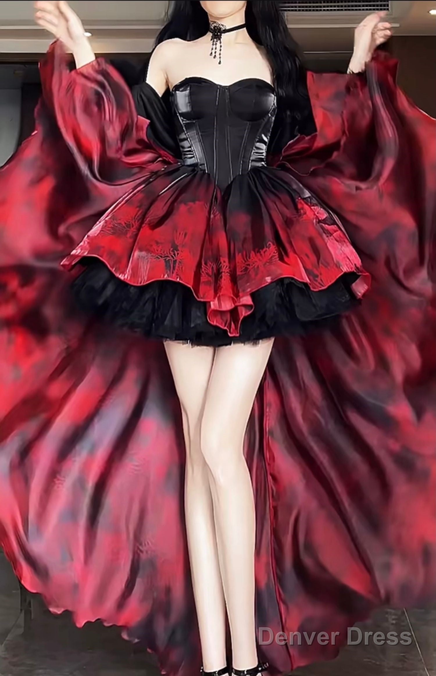 Ball Gowns Prom Dress Lolita Dress Christmas Dress Burgundy Birthday Dresses