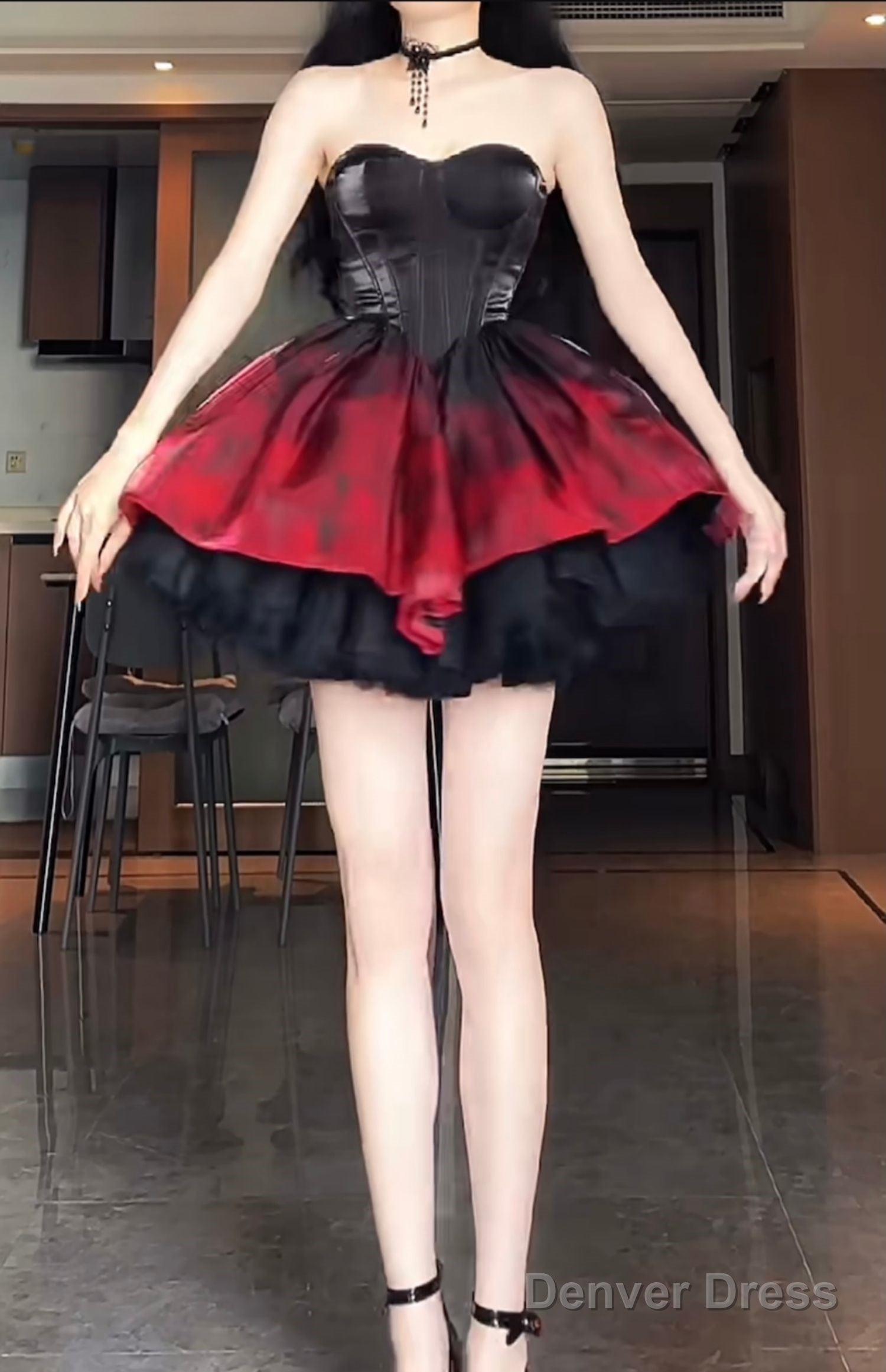 Ball Gowns Prom Dress Lolita Dress Christmas Dress Burgundy Birthday Dresses