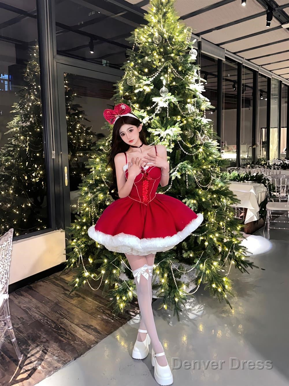 Ball Gowns Spaghetti Straps Red Christmas Dress Birthday Dresses Birthday Outfits