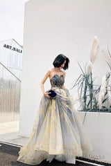Ball Gown Strapless Sequin Prom Dresses Long Evening Dress