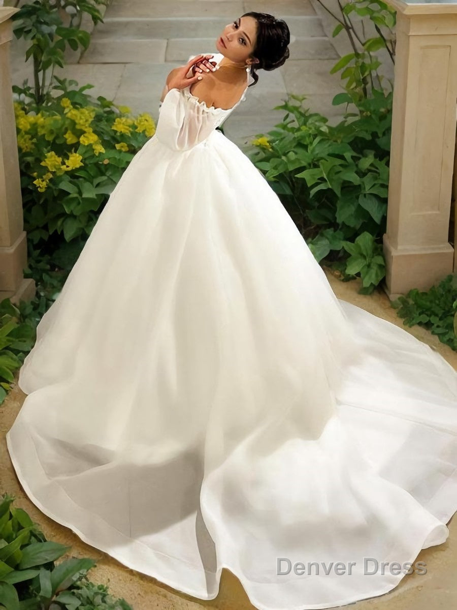 Sweetheart Pleated Lace-Up Satin Gown With Sweep Train Dusty Sage