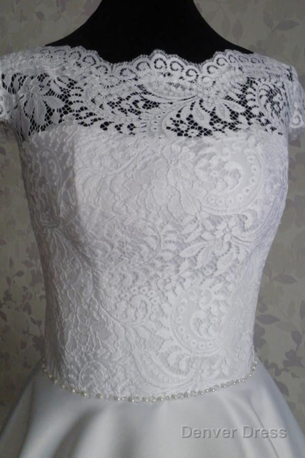 Bateau Knee Length Cap Sleeves Open Back White Homecoming Dresses Secondary image