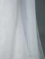 Beach Wedding Dresses A Line Sleeveless V Neck High Split Floor Length Backless Sexy Bridal Gowns