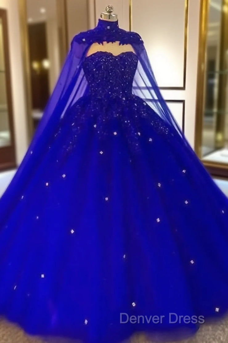 Beaded Appliques Wedding Dress, Prom Dresses Main image