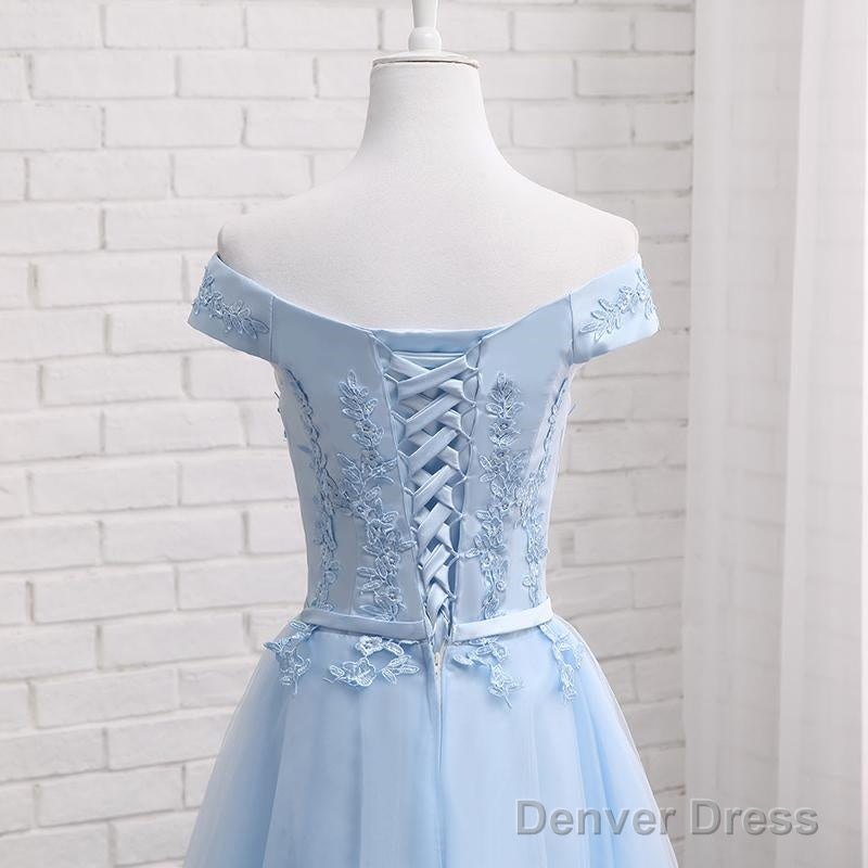 Beautiful Light Blue Prom Dress, Charming Blue Bridesmaid Dress , Prom Dresses
