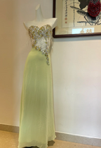 Beautiful Mermaid Sweetheart Neckline Rhinestone Chiffon Long Prom Dresses Evening Dresses