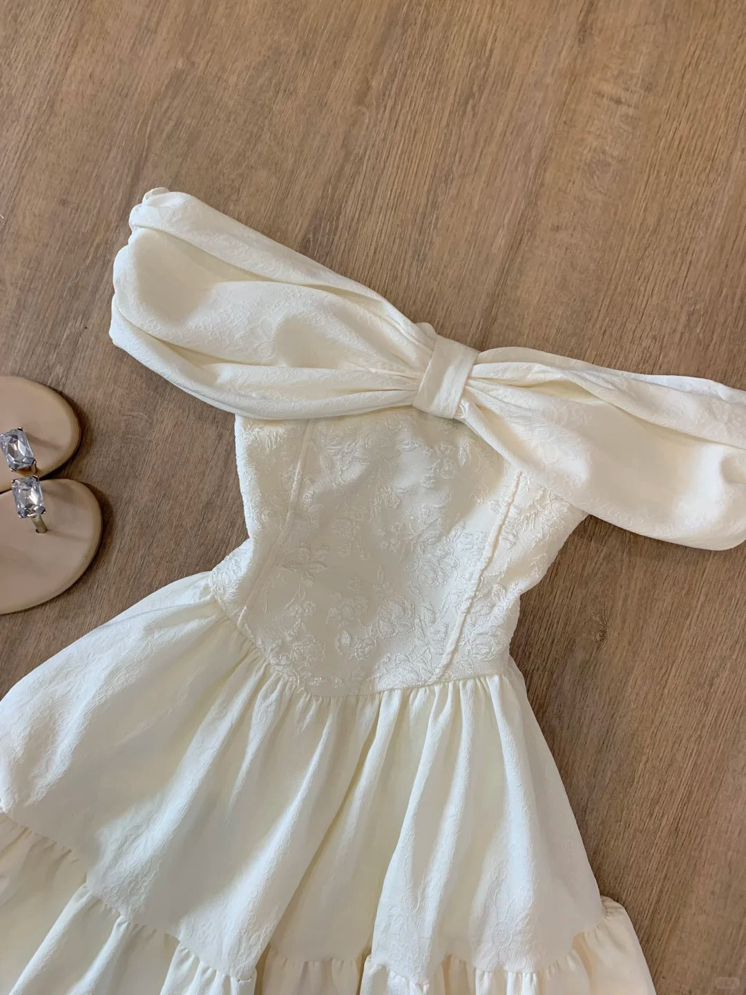 Beautiful One Shoulder Bow Princess A-Line Homecoming Dresses Secondary image