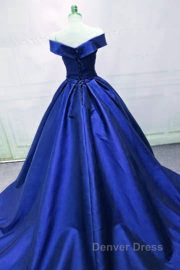 Beautiful Royal Blue Party Dresses, Prom Dresses , Long Formal Gowns Secondary image