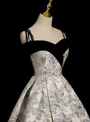 Beautiful Satin Sweetheart Off Shoulder Prom Dress, A-Line Satin Evening Dress