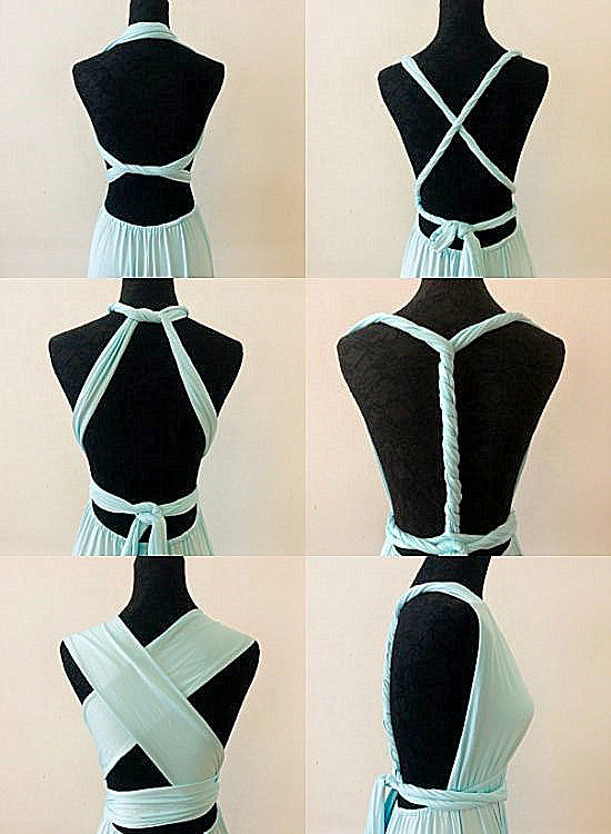 Beautiful Spandex Multi Way Bridesmaid Dress, Women Summer Dress,Convertible Dresses Secondary image