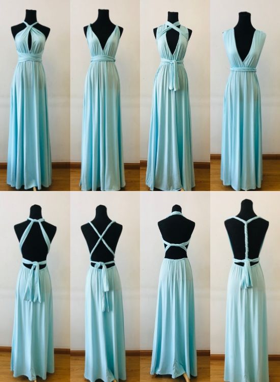 Beautiful Spandex Multi Way Bridesmaid Dress, Women Summer Dress,Convertible Dresses Main image