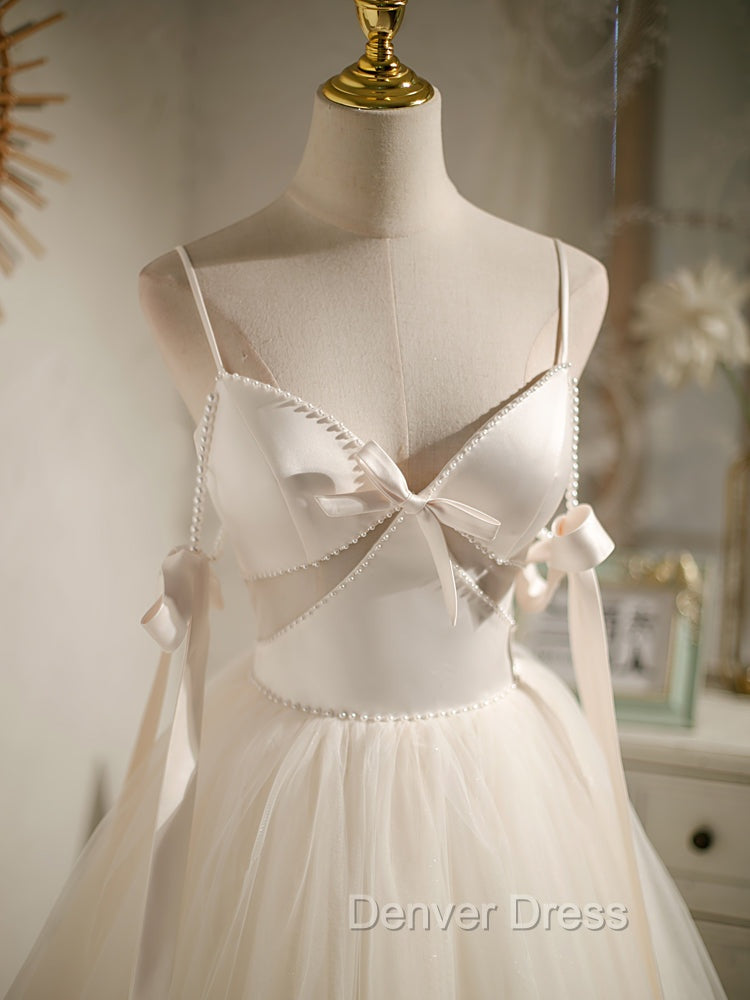 Beige Aline Tulle Short Prom Dress Beige Tulle Homecoming Dresses