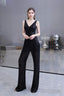 Shining V Neck Sequin Sleeveless Prom Jumpsuit