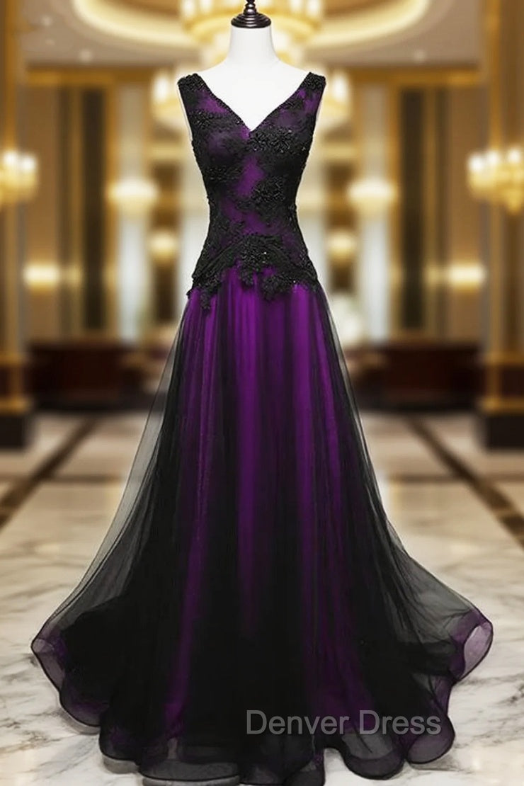 Tulle Long Prom Dresses, Elegant Party Womens Dresses Main image