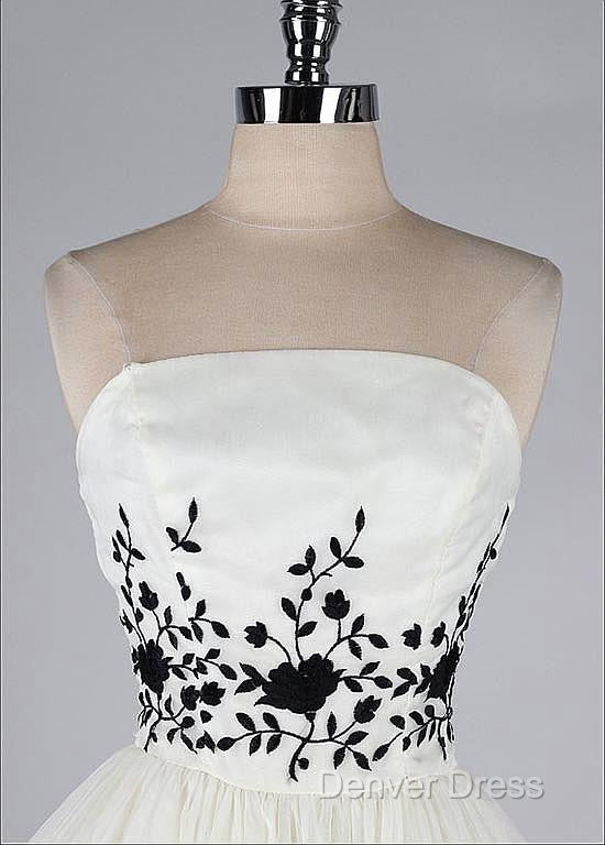 Black And White Homecoming Dresses