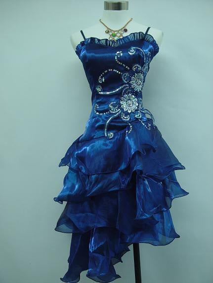 Black Chiffon Beaded Mini Satin Short Prom Dress Homecoming Dresses