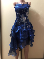 Black Chiffon Beaded Mini Satin Short Prom Dress Homecoming Dresses