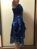 Black Chiffon Beaded Mini Satin Short Prom Dress Homecoming Dresses