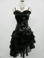 Black Chiffon Beaded Mini Satin Short Prom Dress Homecoming Dresses