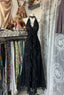 Black Elegant Vintage Prom Gowns Prom Dresses