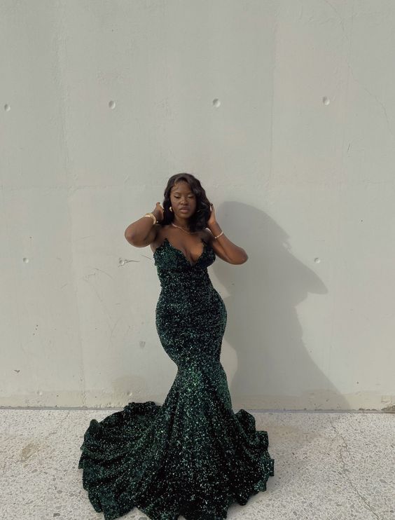 Black Girl Prom Dress Long Mermaid Prom Dresses Main image
