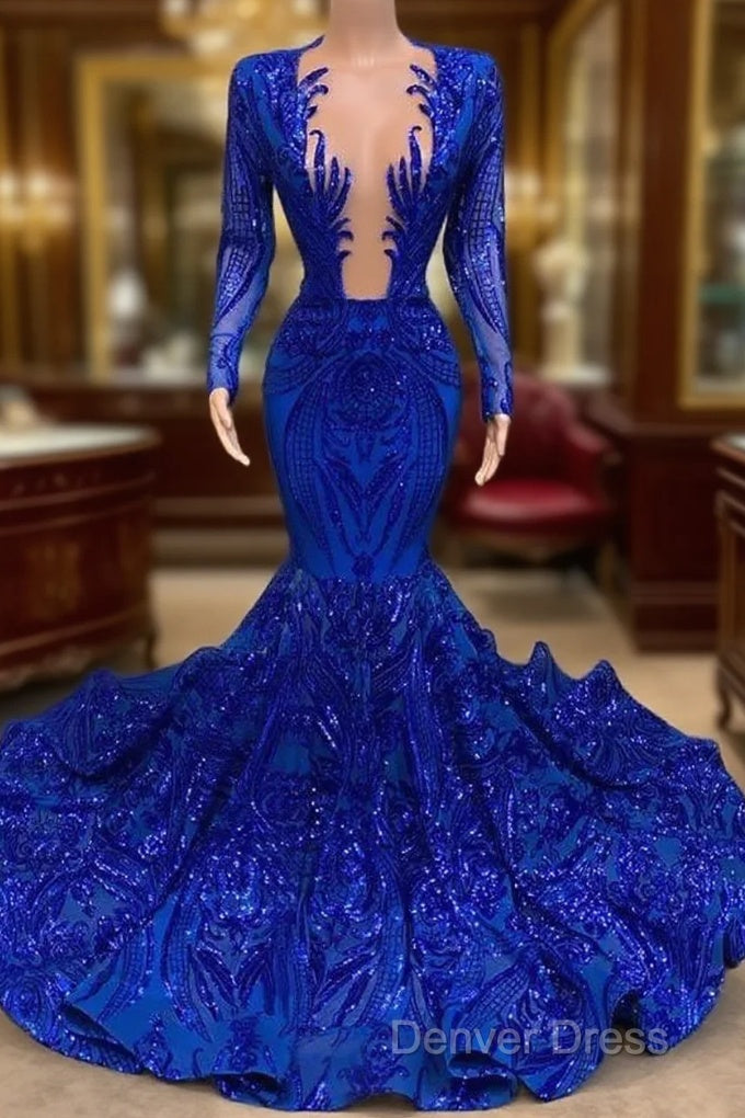 Black Girl Prom Dresses Mermaid Long Prom Dresses Main image