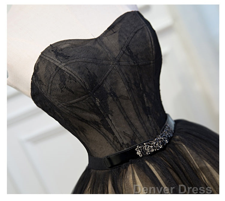 Black Hoco Dress Short Homecoming Dresses