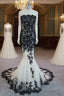 Black Lace Prom Dresses,Long Prom Dresses,Charming Prom Dresses,Evening Dresses Prom Gowns