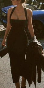 Black Long Prom Dress With Slit