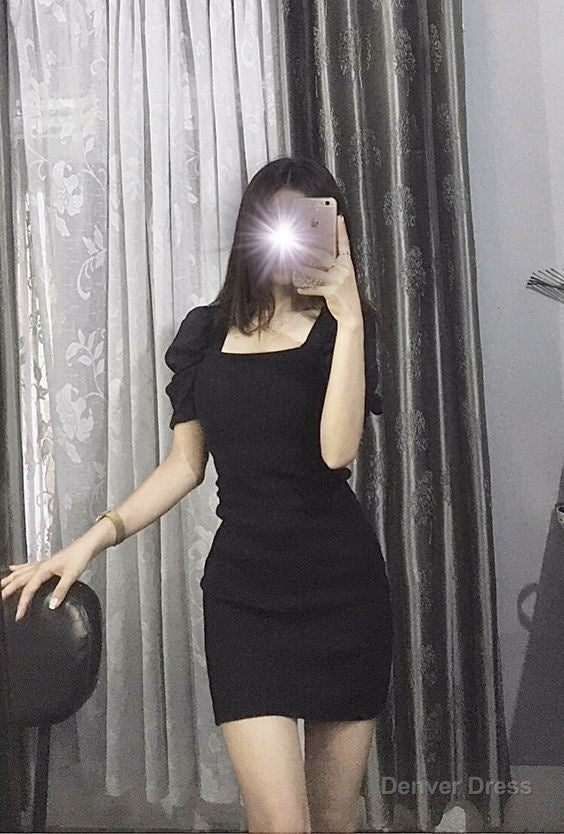 Black Mini Dress Birthday Party Gown Short Prom Dresses Secondary image