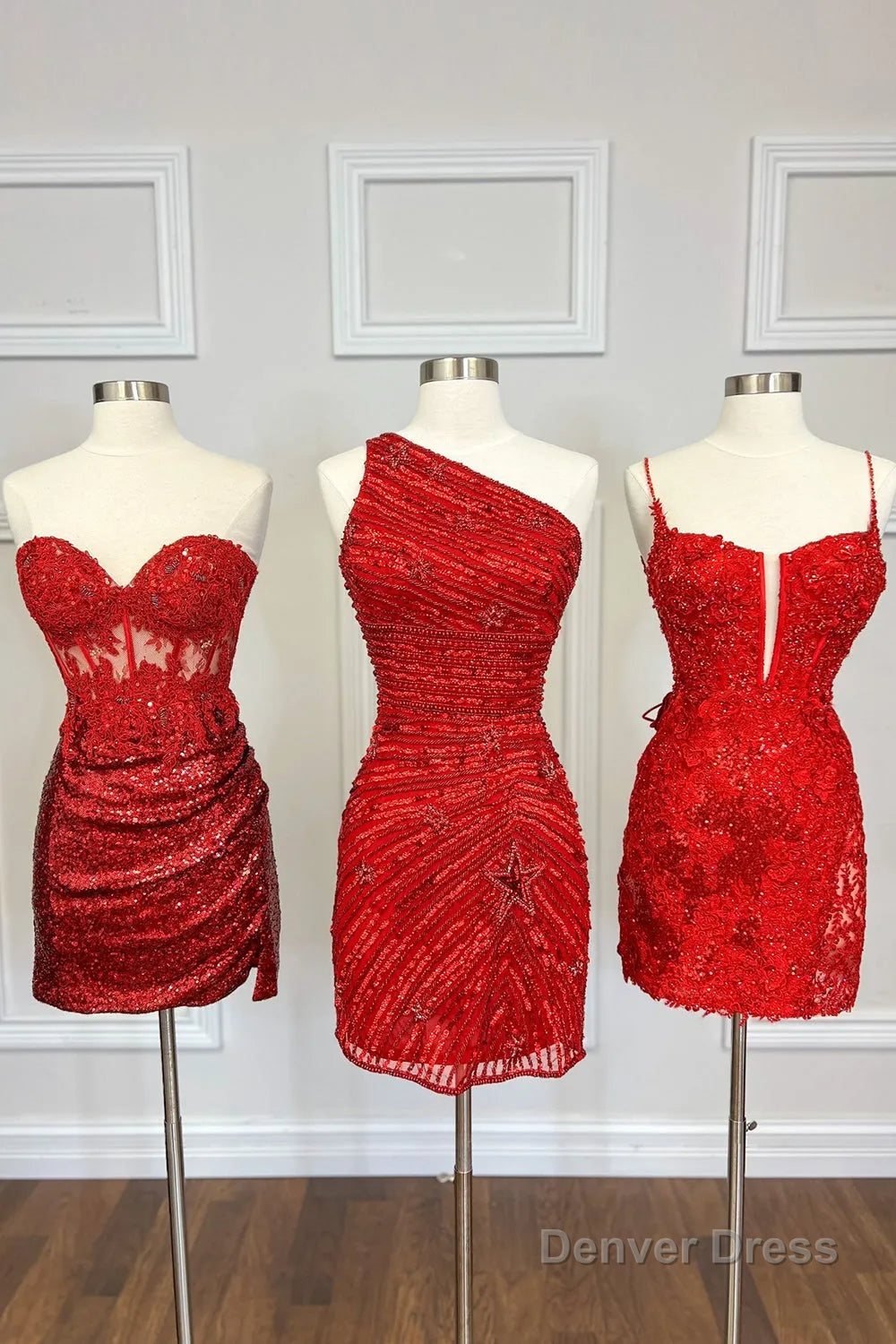 Black One Shoulder Sequin Star Above Keen Homecoming Dresses