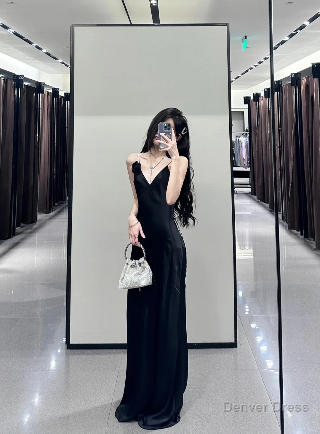 Black Prom Dress Couple, Party Dress Designs Styling Ideas, Formal Dresses Simple Main image