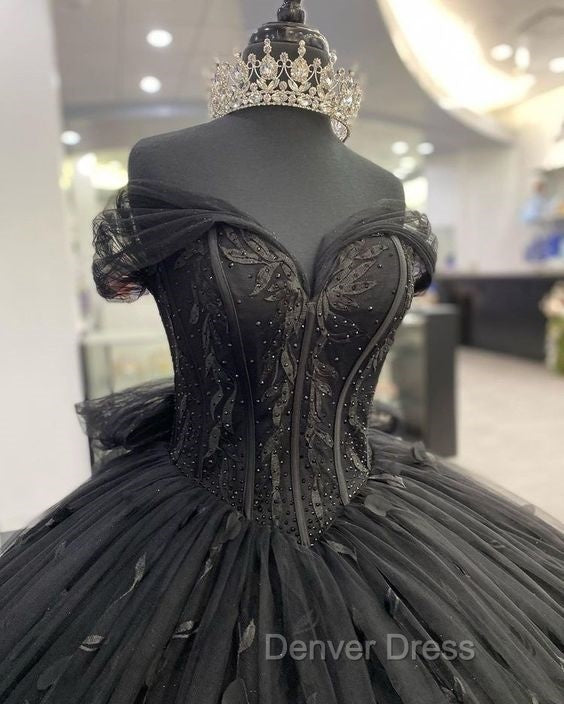 Black quinceanera Dresses Ball Gown Prom Dresses Evening Gown Secondary image